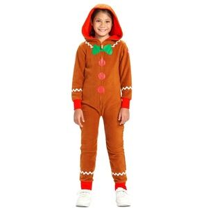 NWT Tipsy Elves Kids unisex Gingerbread Onesie sz XL
